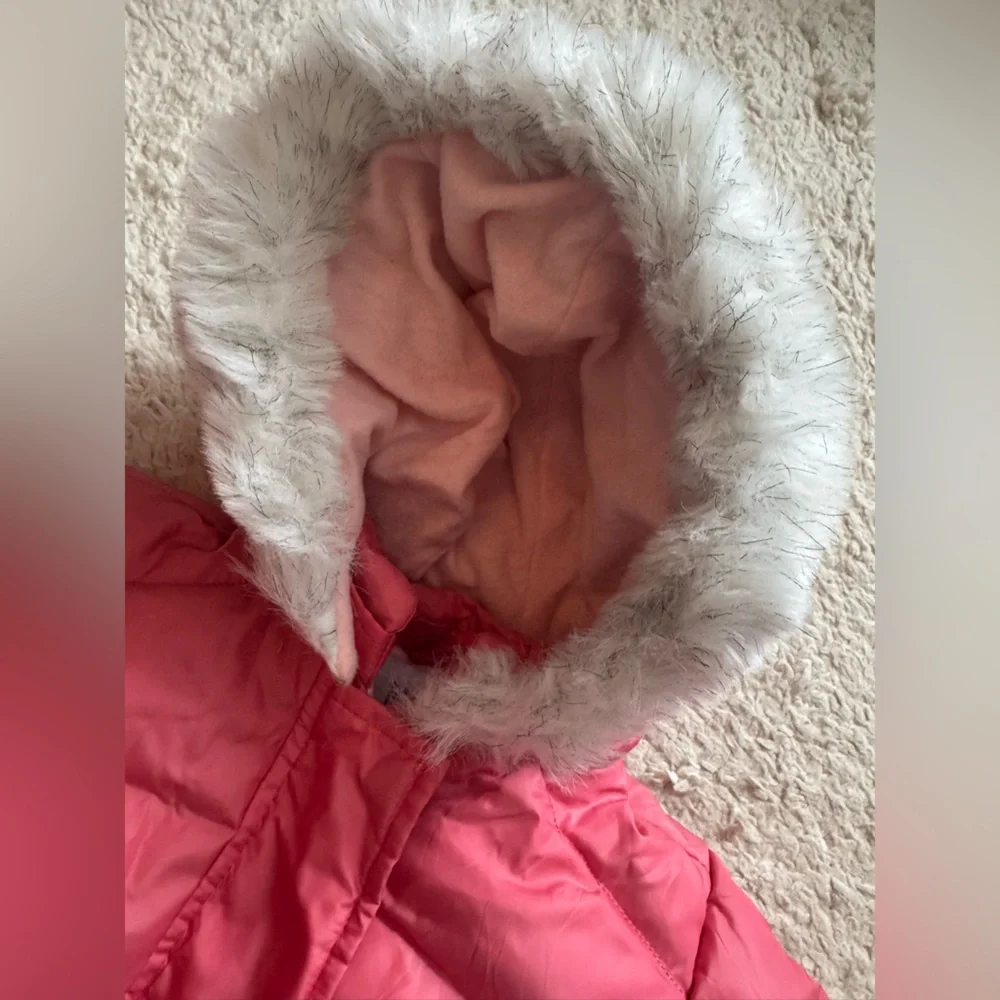 Vtg babygap puffer jacket fur hooded